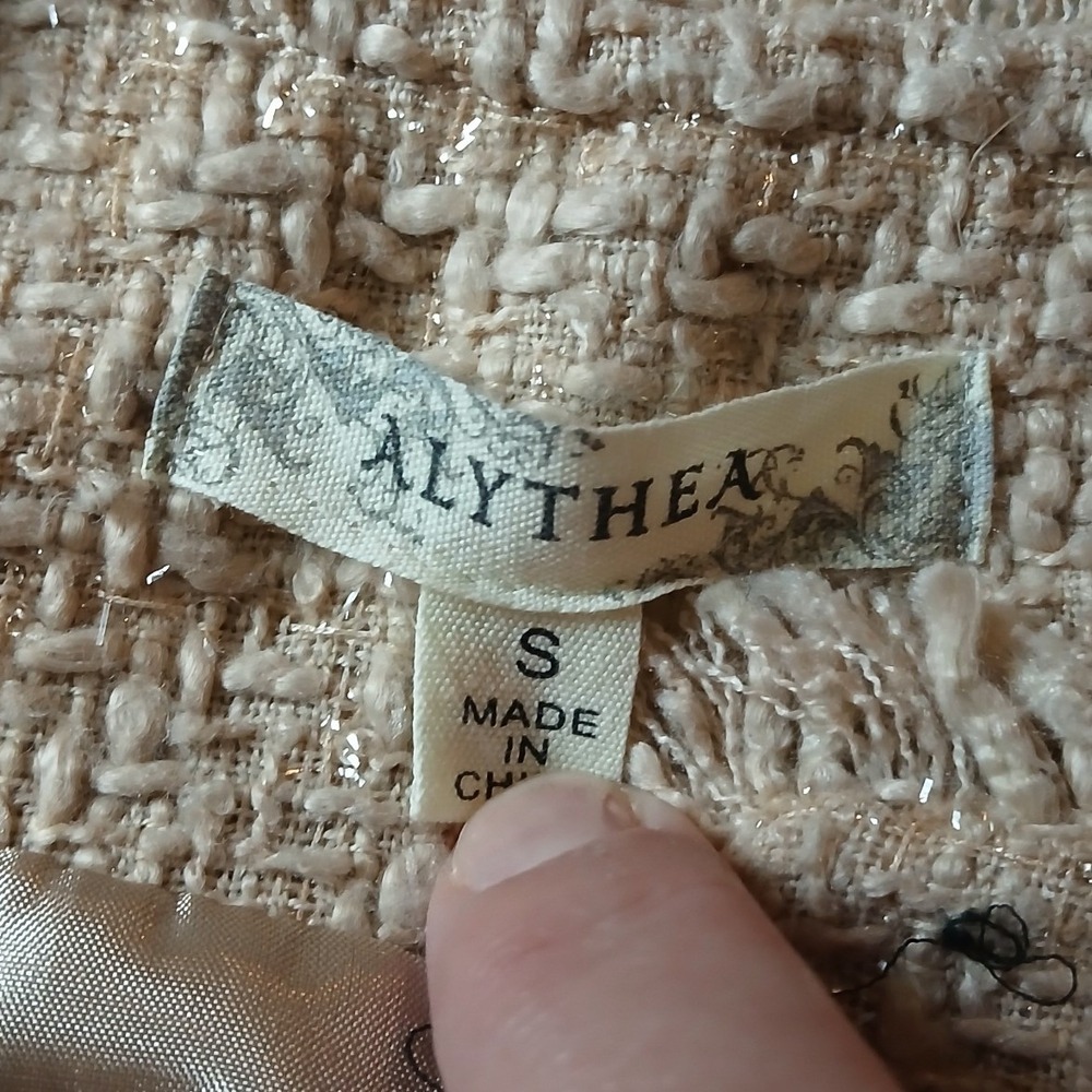 Alythea Cream Blazer with Gold Buttons - Picture 10 of 12